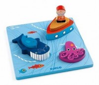 Puzzle drewniane warstwowe - zdjęcie zabawki, gry