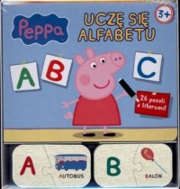 Świnka Peppa. Uczę się alfabetu - okładka książki