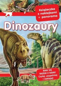 Dinozaury. Panoramy z naklejkami - okładka książki