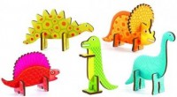 Dinozaury (puzzle przestrzenne) - zdjęcie zabawki, gry