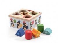 Drewniane igloo - dopasuj kształty - zdjęcie zabawki, gry