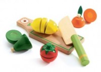 Drewniane warzywa do krojenia - zdjęcie zabawki, gry