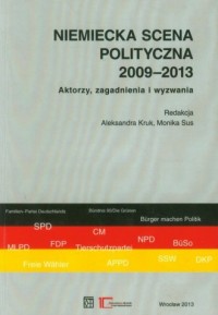 Niemiecka scena polityczna 2009-2013. - okładka książki