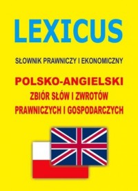 LEXICUS Słownik prawniczy i ekonomiczny - okładka książki