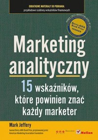 Marketing analityczny. 15 wskaźników, - okładka książki