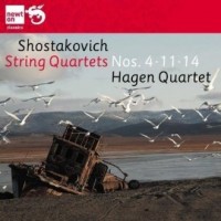 String quartets no. 4, 11 , Shakovich, - okładka płyty