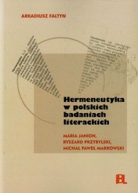 Hermeneutyka w polskich badaniach - okładka książki