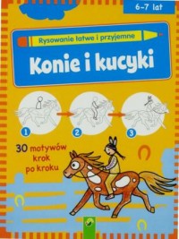 Nauka rysowaninia. Konie i kucyki - okładka książki