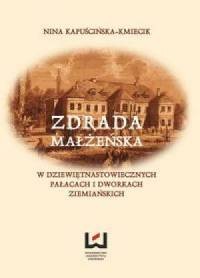 Zdrada małżeńska w dziewiętnastowiecznych - okładka książki