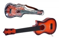 Gitara plastikowa (45 cm w pokrowcu) - zdjęcie zabawki, gry
