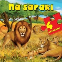Na safari (4 układanki) - okładka książki