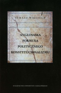 Anglosaska formuła politycznego - okładka książki