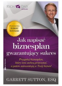 Jak napisać biznesplan gwarantujący - okładka książki