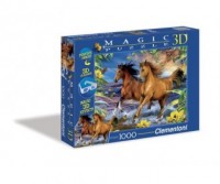 Konie (puzzle magic 3D 1000-elem.) - zdjęcie zabawki, gry