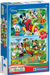 Mickey Mouse (puzzle 2 x 60-elem.) - zdjęcie zabawki, gry
