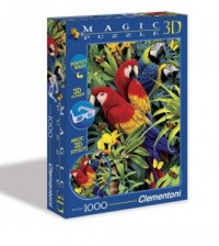 Papugi (puzzle magic 3D 1000-elem.) - zdjęcie zabawki, gry