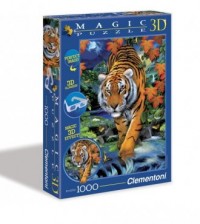 Tygrys (puzzle magic 3D 1000-elem.) - zdjęcie zabawki, gry