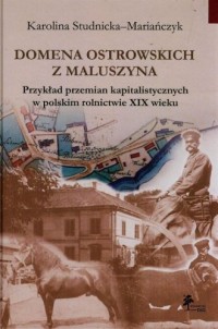Domena Ostrowskich z Maluszyna. - okładka książki