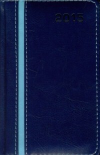 Kalendarz 2015. Książkowy A6 (niebieski) - okładka książki