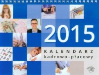 Kalendarz kadrowo-płacowy 2015 - okładka książki