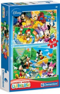 Mickey Mouse (puzzle 2 x 20-elem.) - zdjęcie zabawki, gry