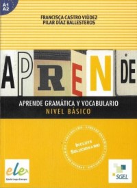 Aprende gramatica y vocabulario - okładka podręcznika