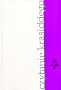Czytanie Krasickiego - okładka książki