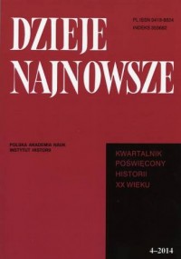Dzieje Najnowsze. Kwartalnik poświęcony - okładka książki
