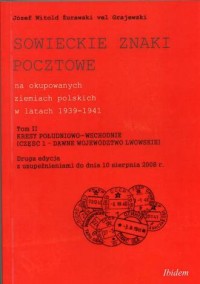 Sowieckie znaki pocztowe na okupowanych - okładka książki