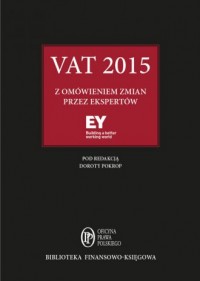 VAT 2015 z omówieniem zmian przez - okładka książki