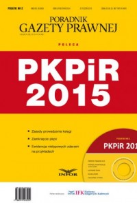 PKPiR 2015. Podatki nr 2 - okładka książki
