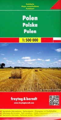 Polska mapa (skala 1:500 000) - okładka książki