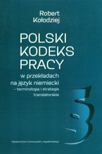 Polski kodeks pracy w przekładach - okładka książki