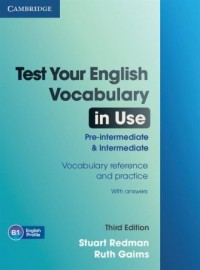 Test Your English Vocabulary in - okładka podręcznika