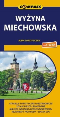 Wyżyna Miechowska mapa (skala 1:60 - okładka książki