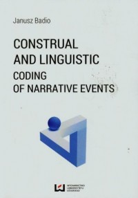 Construal and Linguistic Coding - okładka książki