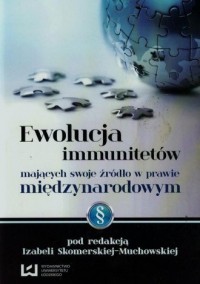 Ewolucja immunitetów mających swoje - okładka książki