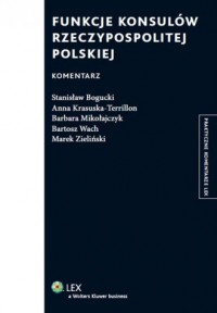 Funkcje konsulów Rzeczypospolitej - okładka książki