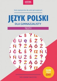 Język polski dla gimnazjalisty. - okładka podręcznika