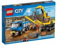 LEGO City. Koparka i ciężarówka - zdjęcie zabawki, gry