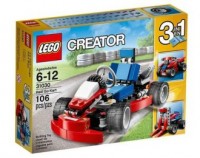 LEGO Creator. Czerwony gokart - zdjęcie zabawki, gry