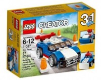 LEGO Creator. Niebieska wyścigówka - zdjęcie zabawki, gry