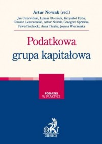 Podatkowa grupa kapitałowa - okładka książki