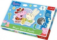 Świnka Peppa (puzzle 15-elem.) - zdjęcie zabawki, gry