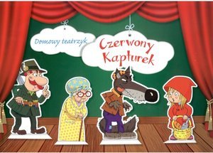 Czerwony kapturek. Domowy teatrzyk - okładka książki