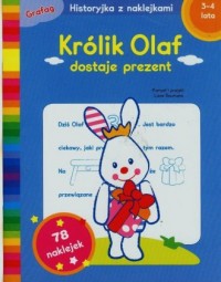 Królik Olaf dostaje prezent - okładka książki