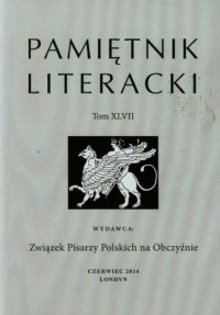 Pamiętnik Literacki. Tom XLVII - okładka książki