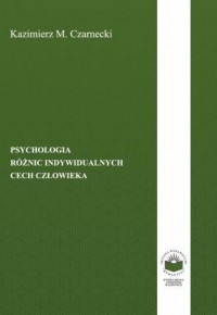 Psychologia różnic indywidualnych - okładka książki