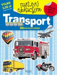 Transport. Naklejki edukacyjne - okładka książki