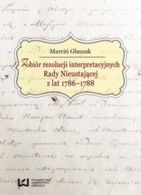 Zbiór rezolucji interpretacyjnych - okładka książki